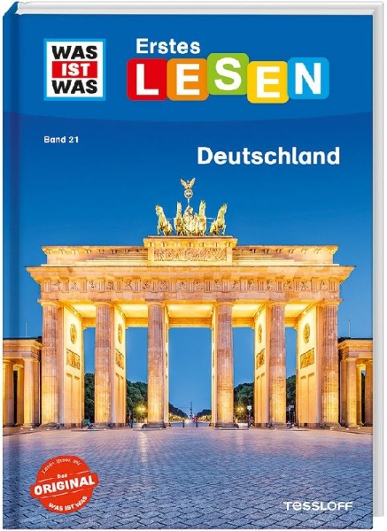 Buchcover und Innenansicht für das Buch: WAS IST WAS Erstes Lesen Band 21. Deutschland