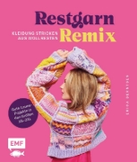 Buchcover und Innenansicht für das Buch: Restgarn-Remix - Kleidung stricken aus Wollresten