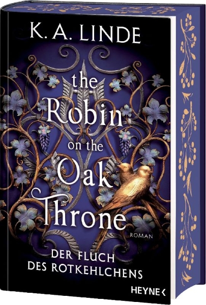 Buchcover und Innenansicht für das Buch: The Robin on the Oak Throne - The Oak & Holly Cycle 2