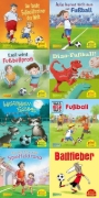 Buchcover und Innenansicht für das Buch: Diverse: Pixi-8er-Set 310: Pixi im Fußballfieber (8x1 Ex.)