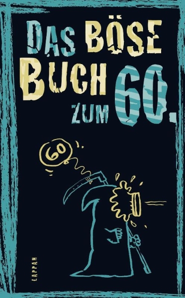 Buchcover und Innenansicht für das Buch: Das böse Buch zum 60.