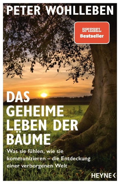 Buchcover und Innenansicht für das Buch: Das geheime Leben der Bäume