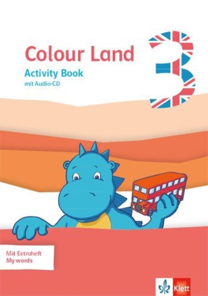 Buchcover und Innenansicht für das Buch: Colour Land 3. Activity Book. Ab Klasse 3
