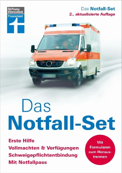 Buchcover und Innenansicht für das Buch: Das Notfall-Set