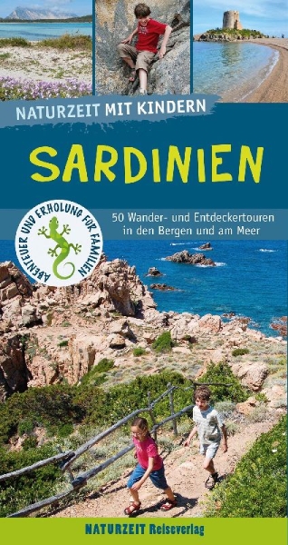 Buchcover und Innenansicht für das Buch: Naturzeit mit Kindern: Sardinien