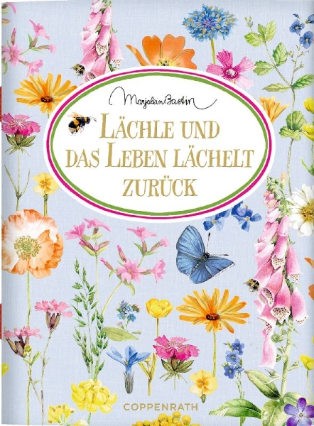 Buchcover und Innenansicht für das Buch: Lächle und das Leben lächelt zurück
