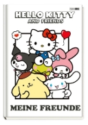 Buchcover und Innenansicht für das Buch: Hello Kitty and Friends: Meine Freunde