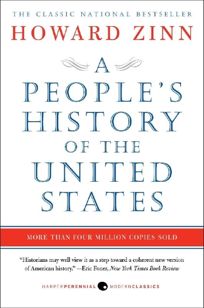 Buchcover und Innenansicht für das Buch: A People's History of the United States