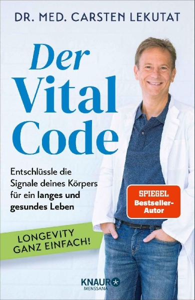 Buchcover und Innenansicht für das Buch: Der Vital-Code
