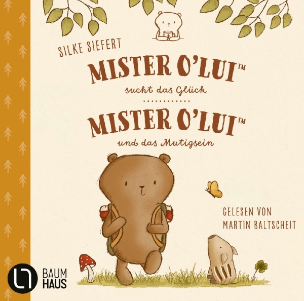 Buchcover und Innenansicht für das Buch: Mister O'Lui - 2 Geschichten