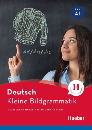 Buchcover und Innenansicht für das Buch: Kleine Bildgrammatik Deutsch. Deutsche Grammatik in Bildern erklärt. Buch