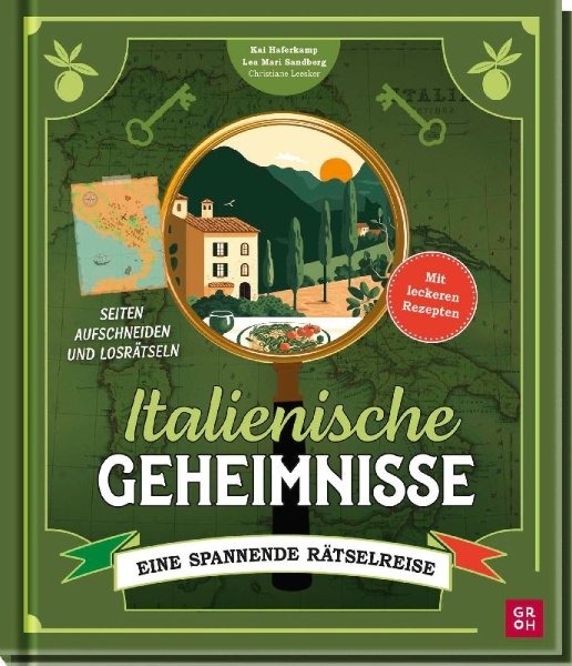 Buchcover und Innenansicht für das Buch: Italienische Geheimnisse