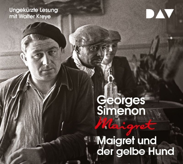 Buchcover und Innenansicht für das Buch: Maigret und der gelbe Hund