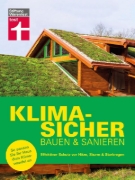 Buchcover und Innenansicht für das Buch: Klimasicher bauen und sanieren