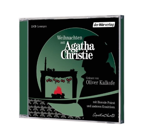 Buchcover und Innenansicht für das Buch: Weihnachten mit Agatha Christie