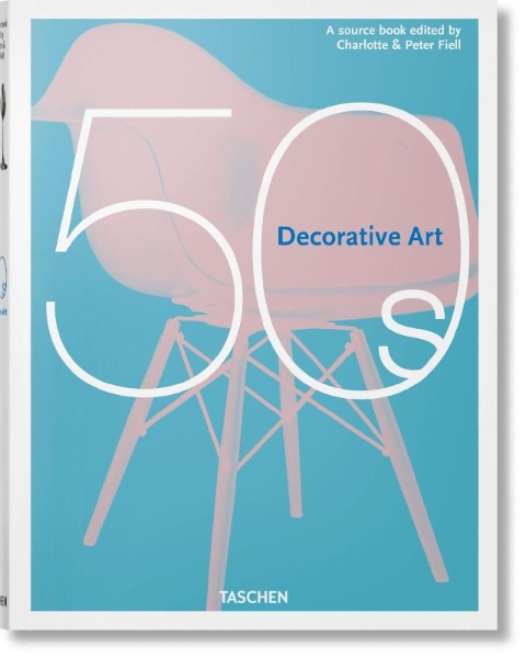 Buchcover und Innenansicht für das Buch: Decorative Art 50s