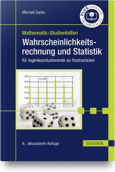 Buchcover und Innenansicht für das Buch: Wahrscheinlichkeitsrechnung und Statistik