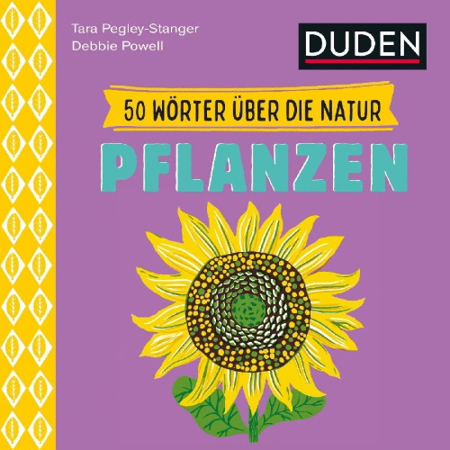 Buchcover und Innenansicht für das Buch: 50 Wörter über die  Natur - Pflanzen