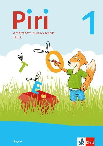Buchcover und Innenansicht für das Buch: Piri 1. Ausgabe Bayern. Arbeitsheft in Druckschrift Klasse 1