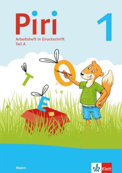 Buchcover und Innenansicht für das Buch: Piri 1. Ausgabe Bayern. Arbeitsheft in Druckschrift Klasse 1