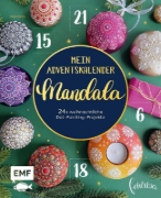 Buchcover und Innenansicht für das Buch: Mein Adventskalender-Buch: Mandala