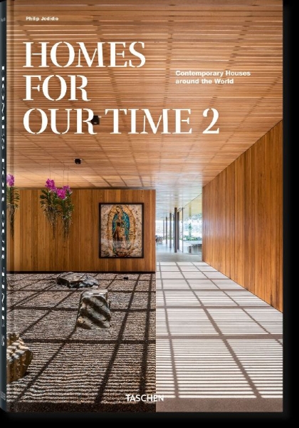Buchcover und Innenansicht für das Buch: Homes for Our Time. Contemporary Houses around the World. Vol. 2