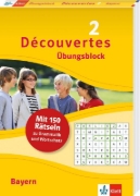 Buchcover und Innenansicht für das Buch: Découvertes 2 Bayern (ab 2017) - Übungsblock 2. Lernjahr