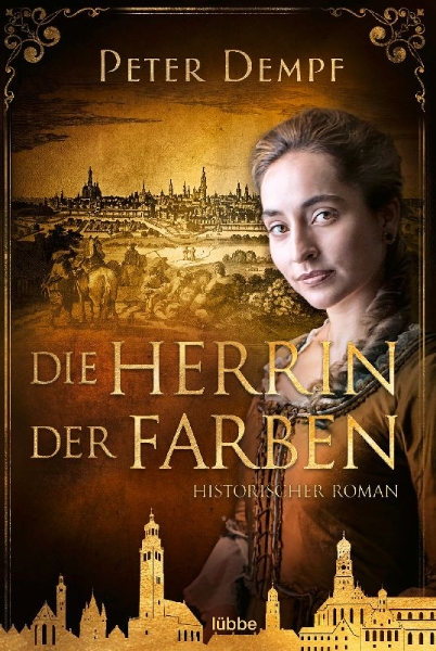 Buchcover und Innenansicht für das Buch: Die Herrin der Farben