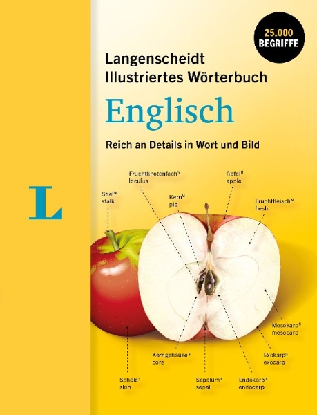 Buchcover und Innenansicht für das Buch: Langenscheidt Illustriertes Wörterbuch Englisch
