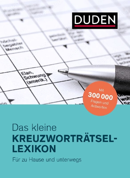 Buchcover und Innenansicht für das Buch: Duden - Das kleine Kreuzworträtsel-Lexikon