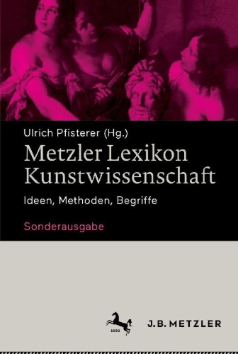 Buchcover und Innenansicht für das Buch: Metzler Lexikon Kunstwissenschaft