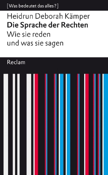 Buchcover und Innenansicht für das Buch: Die Sprache der Rechten. Wie sie reden und was sie sagen