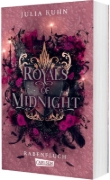 Buchcover und Innenansicht für das Buch: Royals of Midnight. Rabenfluch (Royal Shadows 2)