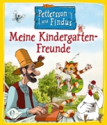 Buchcover und Innenansicht für das Buch: Pettersson und Findus Freundebuch