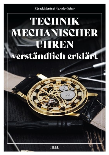 Buchcover und Innenansicht für das Buch: Technik mechanischer Uhren - verständlich erklärt