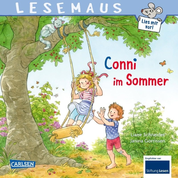 Buchcover und Innenansicht für das Buch: LESEMAUS 42: Conni im Sommer