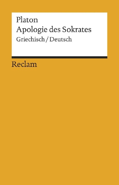 Buchcover und Innenansicht für das Buch: Apologie des Sokrates