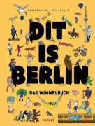 Buchcover und Innenansicht für das Buch: Dit is Berlin. Das Wimmelbuch