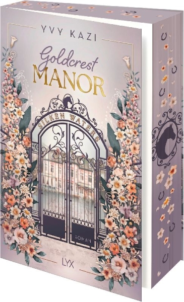 Buchcover und Innenansicht für das Buch: Goldcrest Manor - Silken Waters