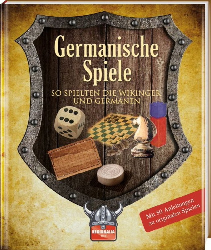 Buchcover und Innenansicht für das Buch: Germanische Spiele