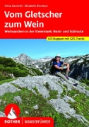 Buchcover und Innenansicht für das Buch: Vom Gletscher zum Wein