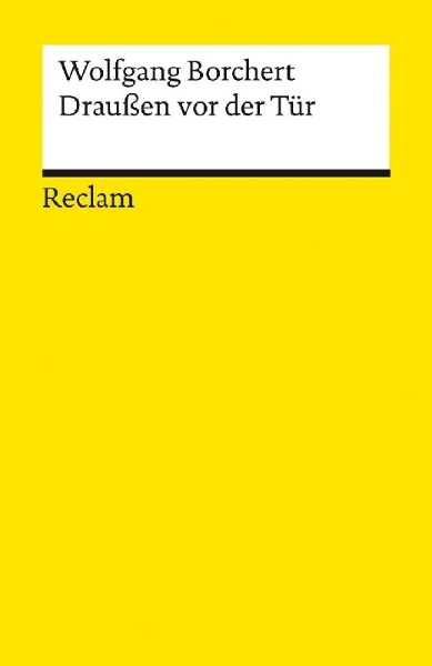 Buchcover und Innenansicht für das Buch: Draußen vor der Tür