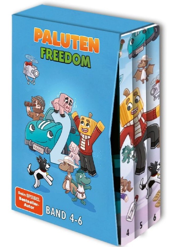 Buchcover und Innenansicht für das Buch: Paluten-Freedom-Schuber