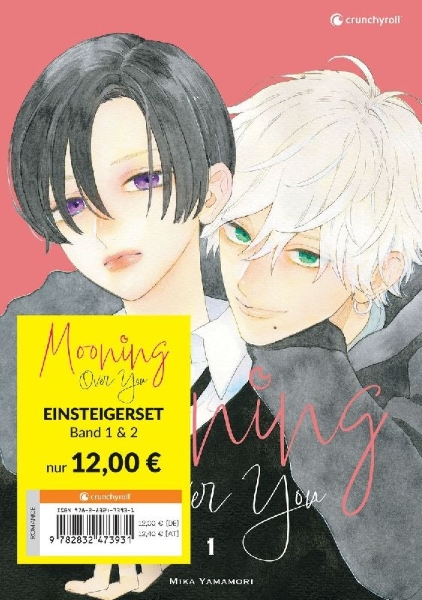 Buchcover und Innenansicht für das Buch: Mooning Over You - Einsteigerset