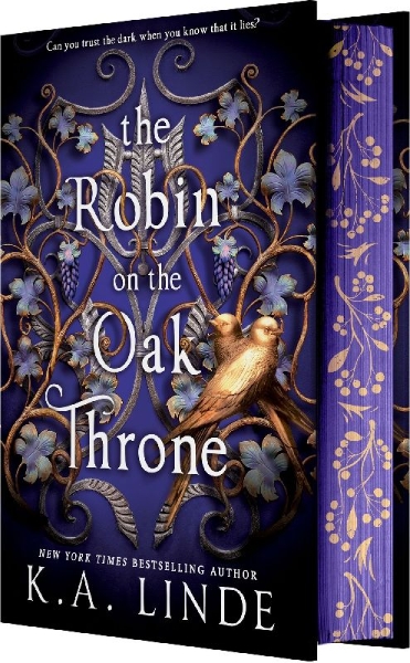 Buchcover und Innenansicht für das Buch: The Robin on the Oak Throne
