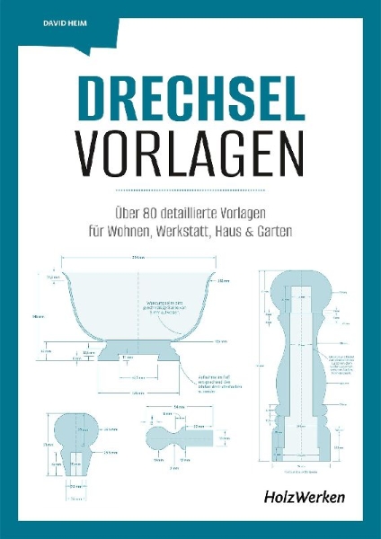 Buchcover und Innenansicht für das Buch: Woodturning Patterns