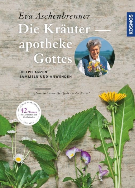 Buchcover und Innenansicht für das Buch: Die Kräuterapotheke Gottes