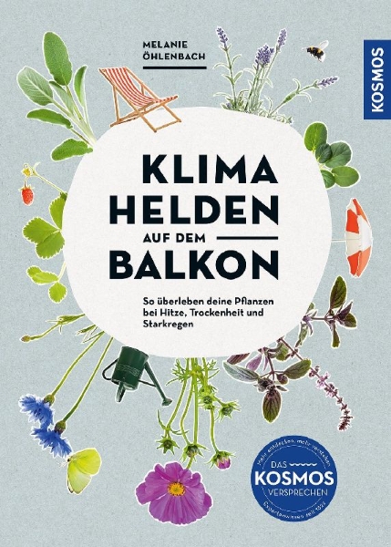 Buchcover und Innenansicht für das Buch: Klimahelden auf dem Balkon