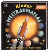 Buchcover und Innenansicht für das Buch: Kinder-Weltraumatlas