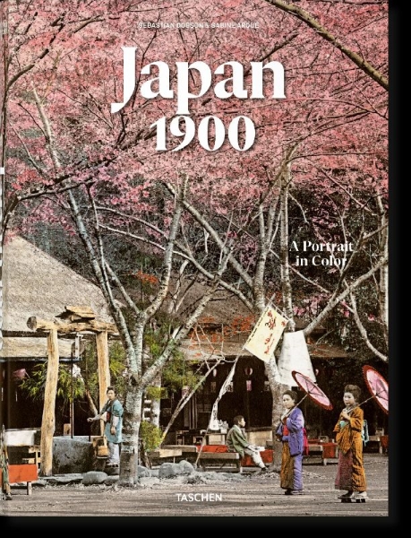 Buchcover und Innenansicht für das Buch: Japan 1900. A Portrait in Color